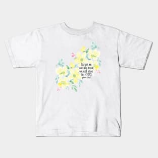 As for me and my house we will serve the Lord Kids T-Shirt